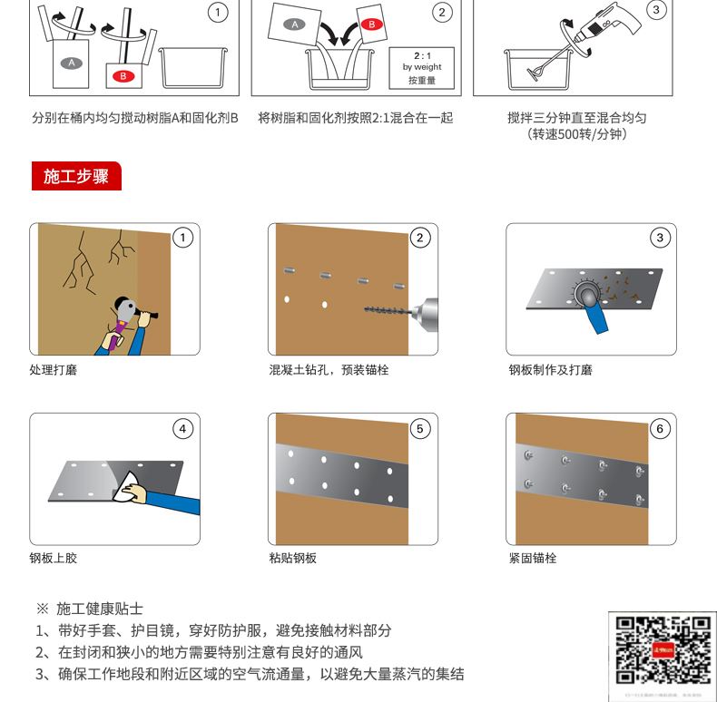 包钢罗湖粘钢加固施工过程